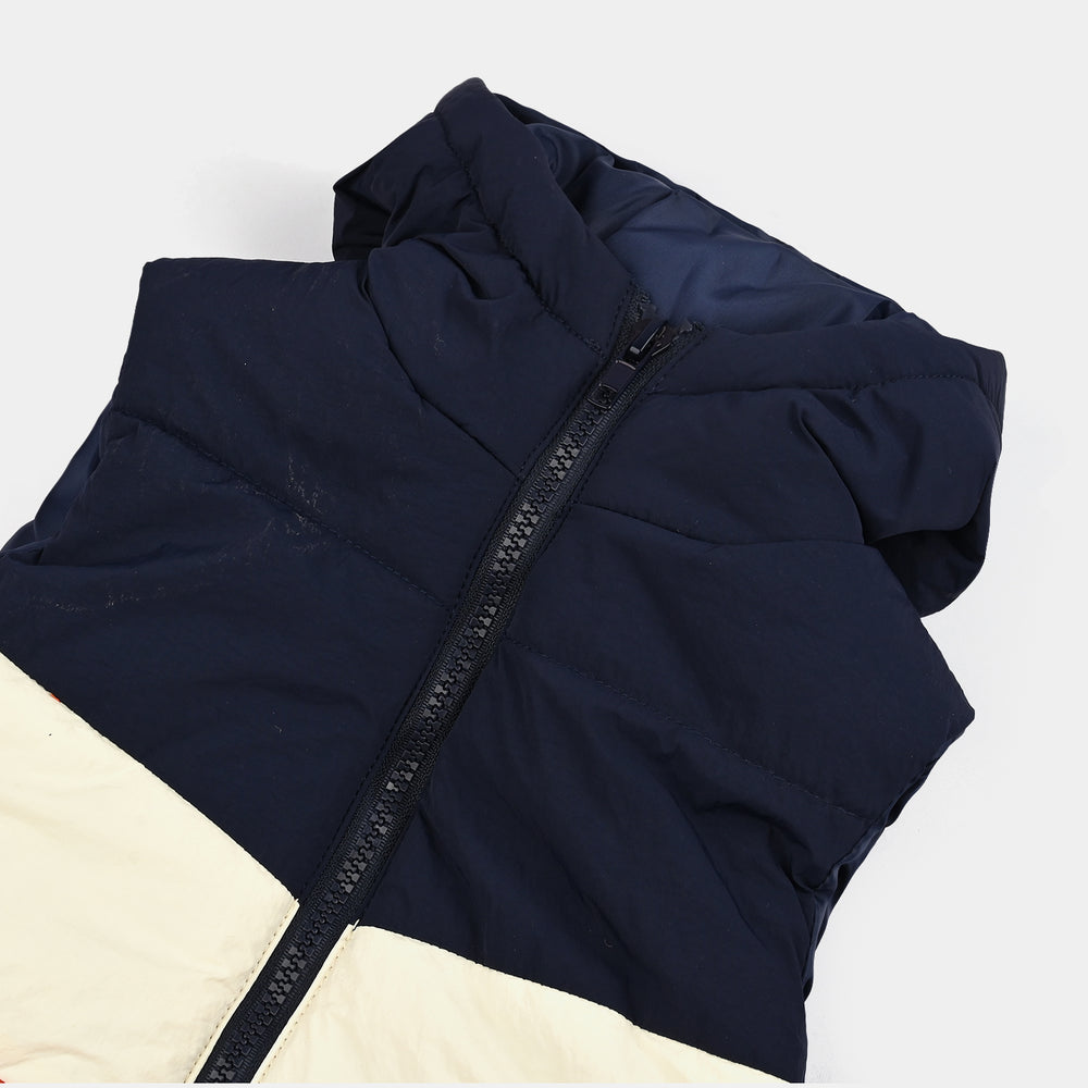 Boys  Quilted Hooded Jacket S/L-mIX