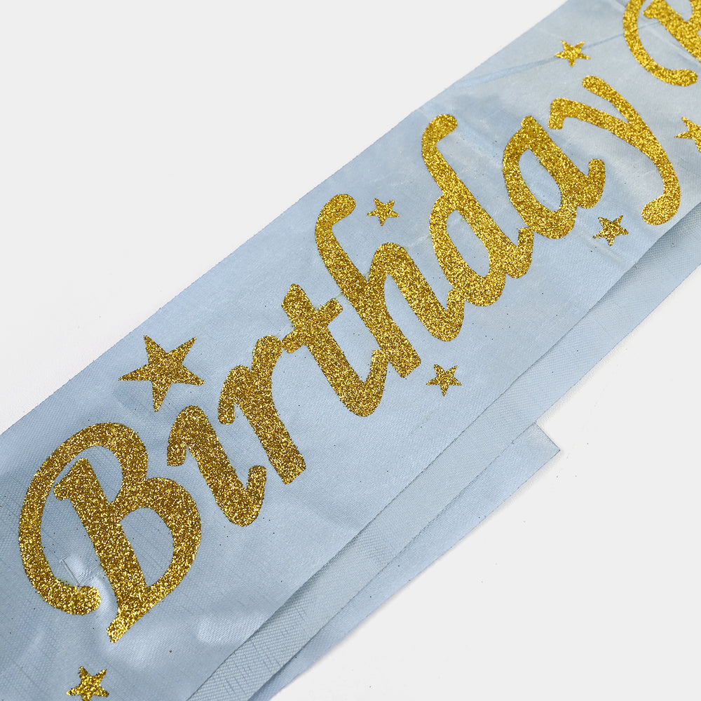 Birthday Boy Celebration Sash