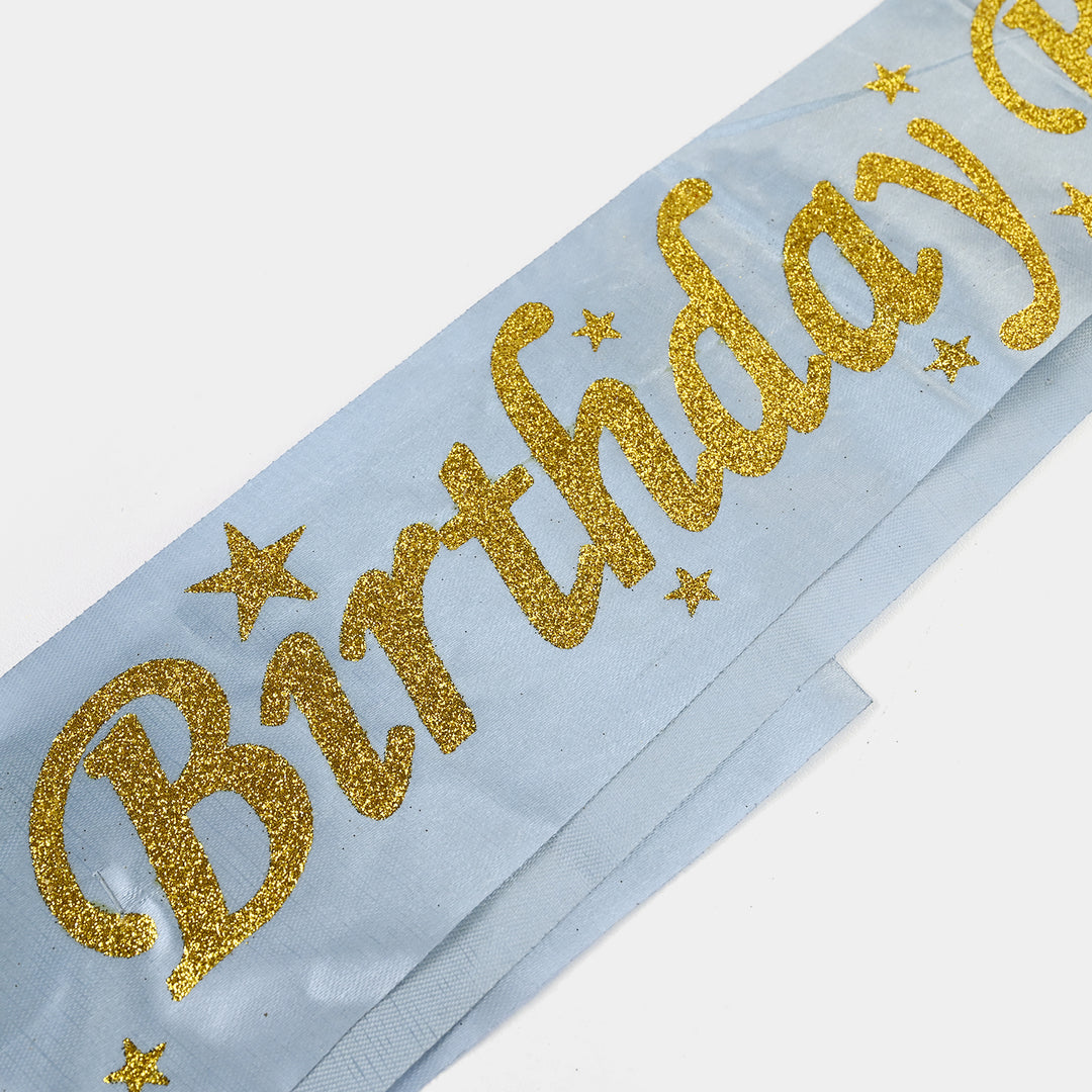 Birthday Boy Celebration Sash