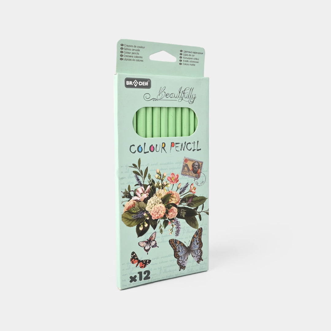 Braden Colored Pencils | Vivid & Break-Resistant | 12PCs