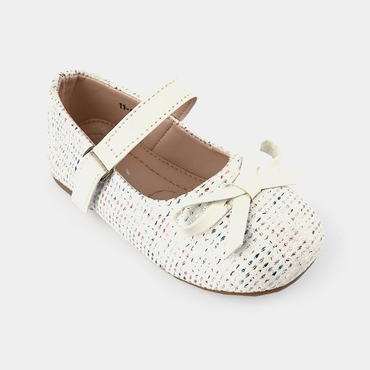 Girls Pumps 11-57-White