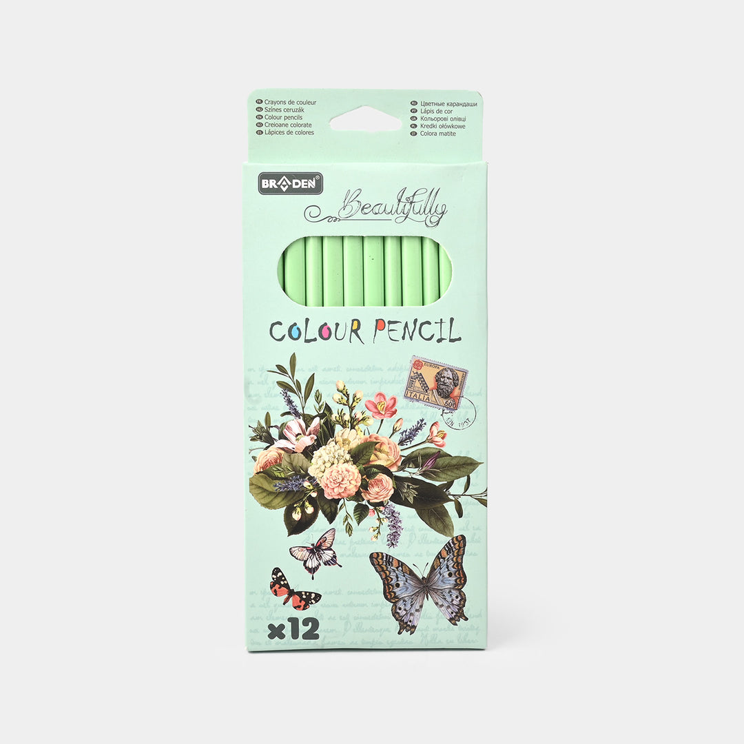 Braden Colored Pencils | Vivid & Break-Resistant | 12PCs
