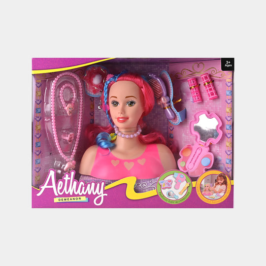 Half Body Makeup Hairstyle Doll