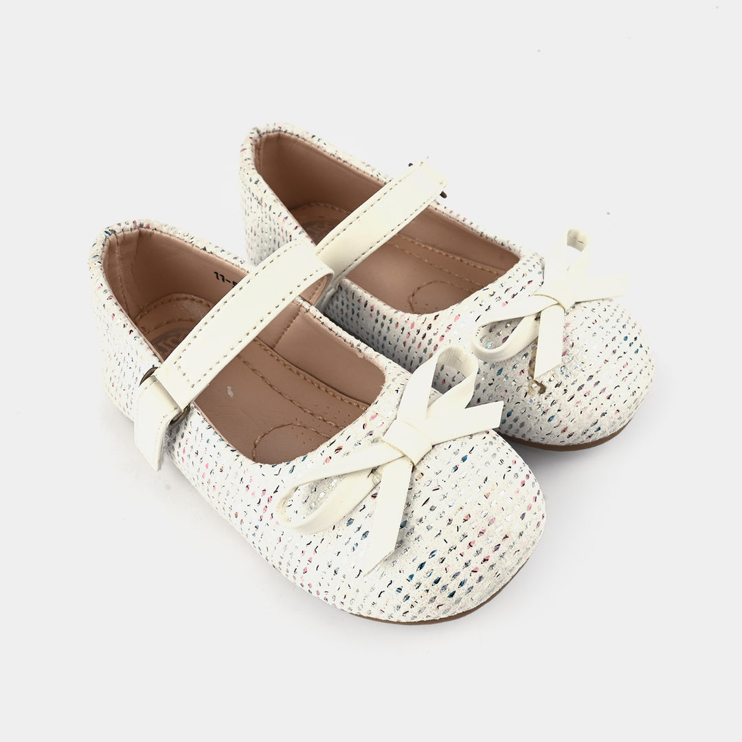 Girls Pumps 11-57-White