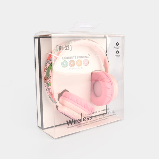 KE-33 Wireless Headphones – Graffiti Design
