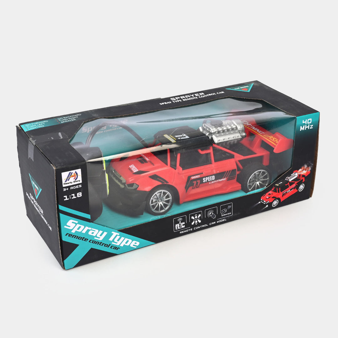 Remote Control Smoke Car For Kids