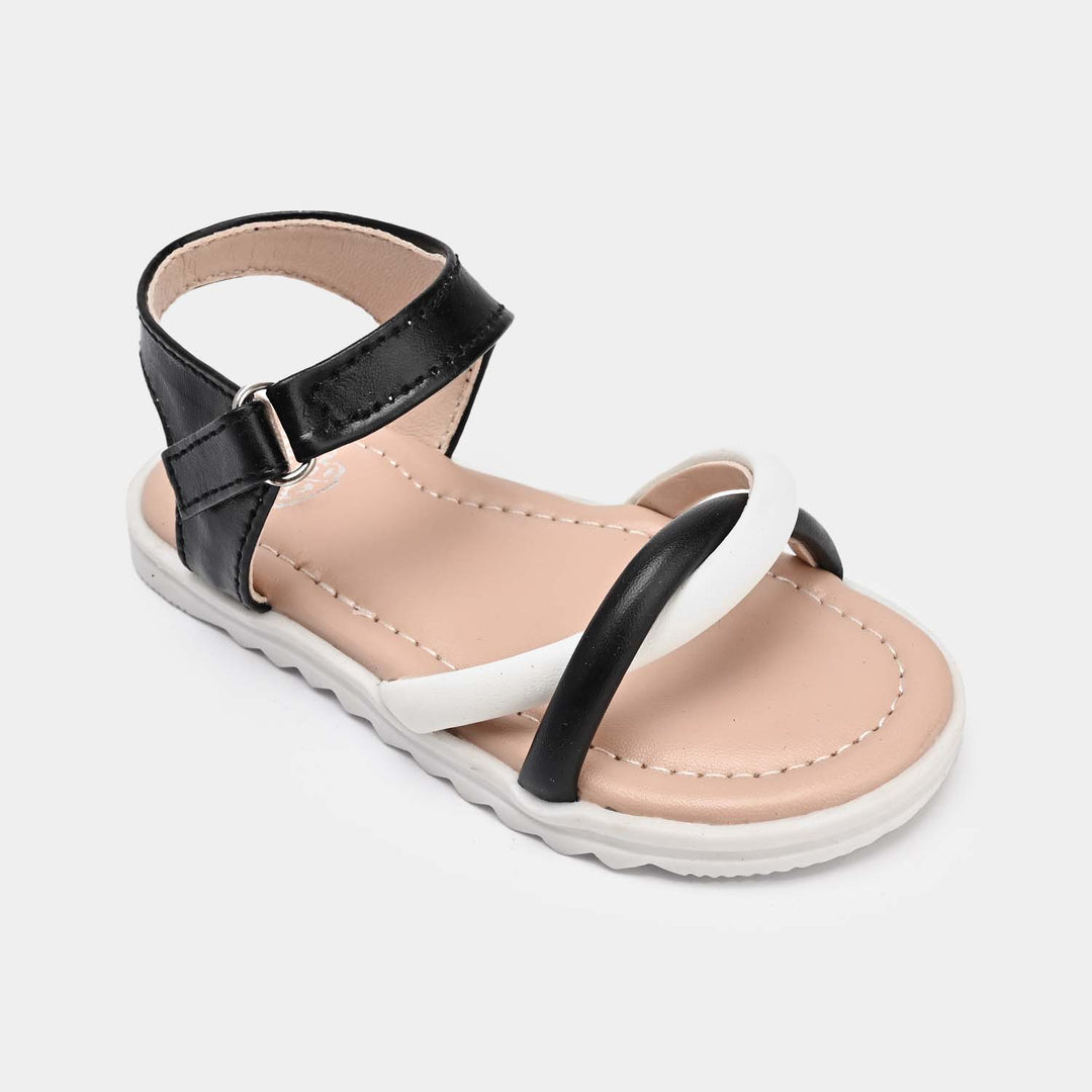 Girls Sandal 1286-Black/White