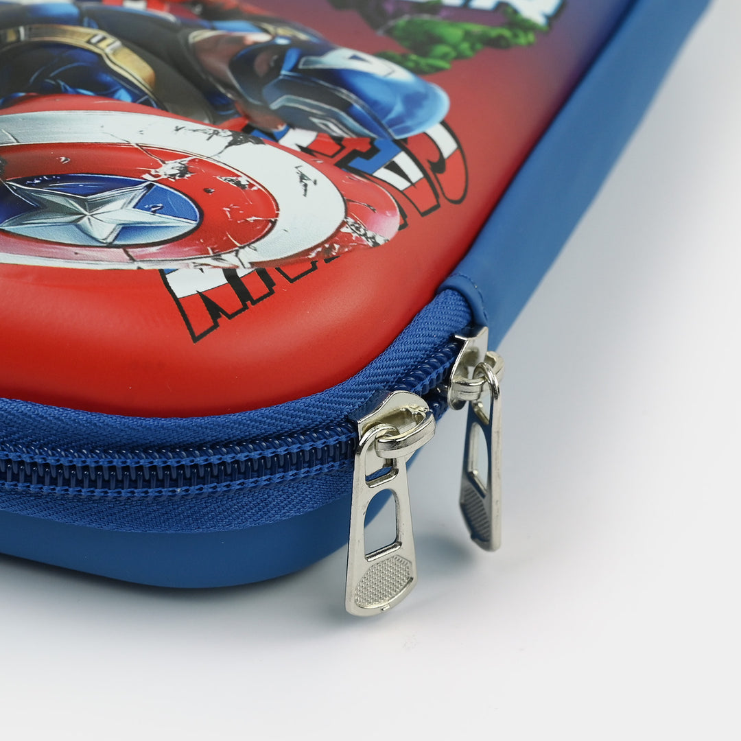 Stationery Pencil Pouch with Built-in Calculator