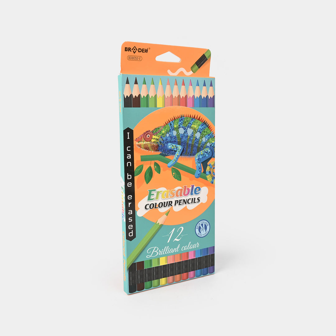 Braden Erasable Colour Pencils | 12PCs