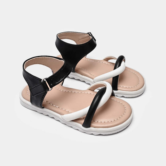 Girls Sandal 1286-Black/White