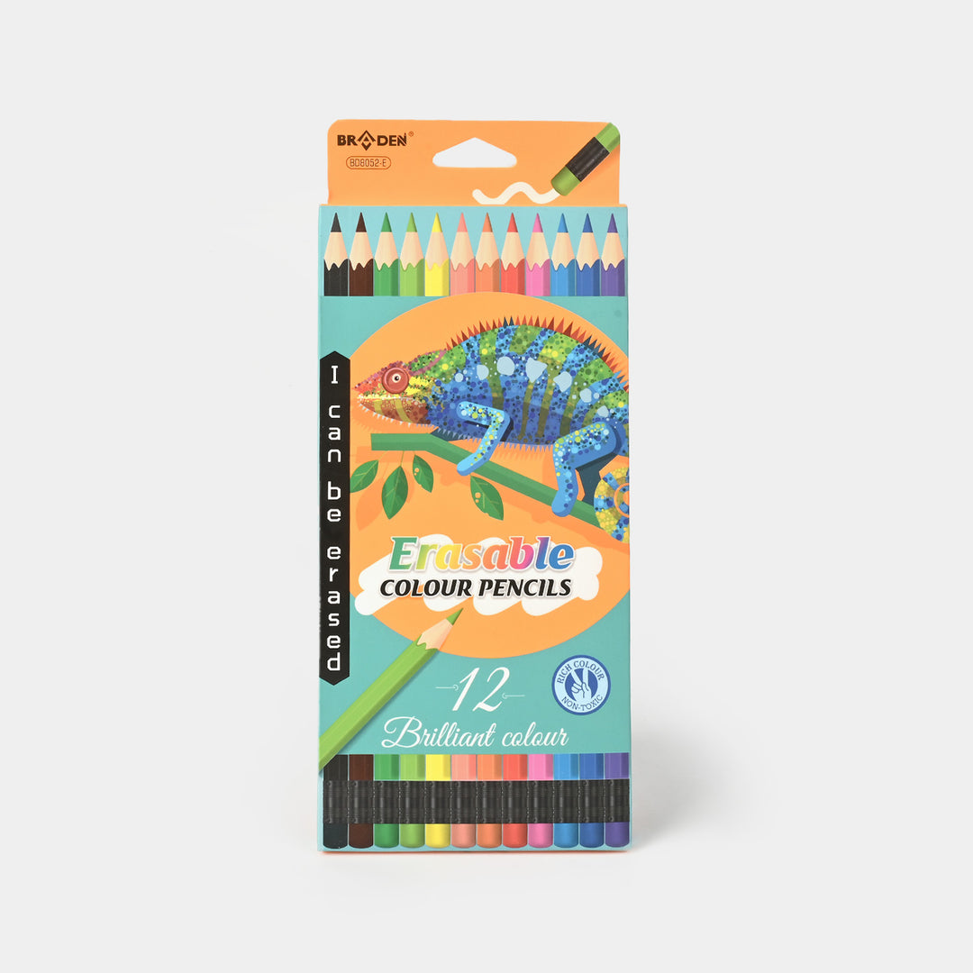 Braden Erasable Colour Pencils | 12PCs