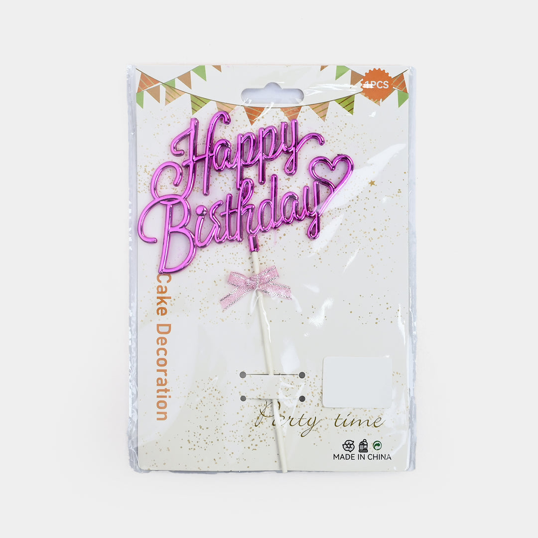 Happy Birthday Cake Topper