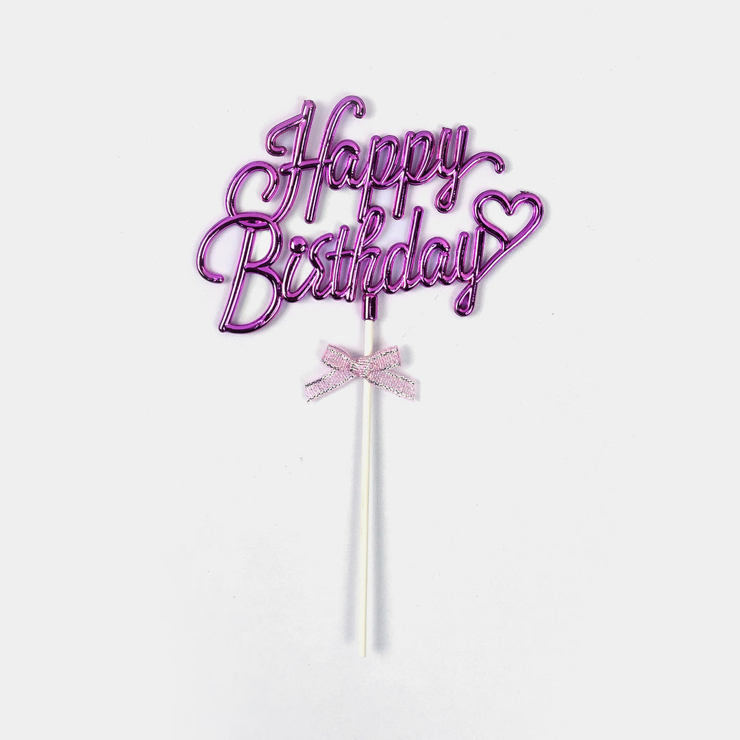 Happy Birthday Cake Topper