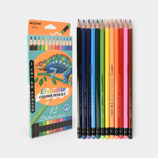 Braden Erasable Colour Pencils | 12PCs
