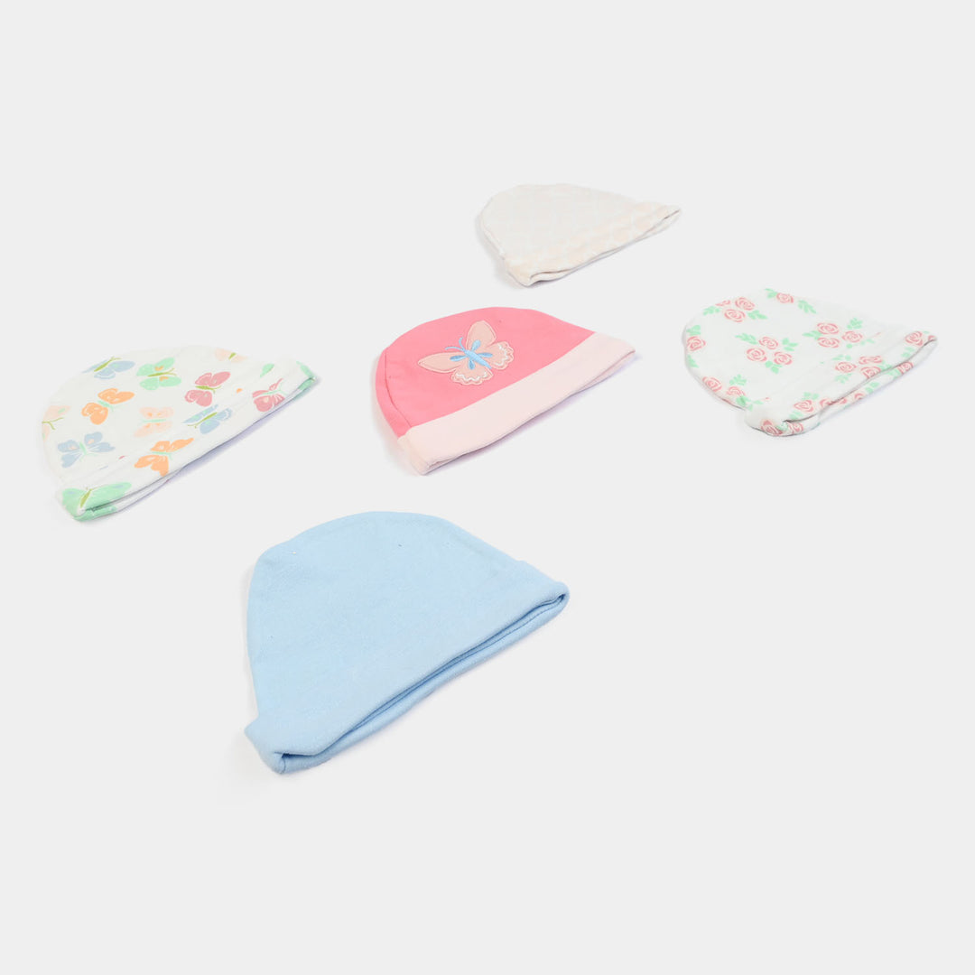 Pack OF 5 Baby Cap/Hat Set