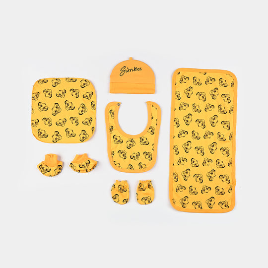 Infant Boys Cotton Interlock 9 Piece Set Lion King-Citrus