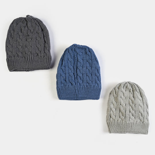 Cap Wool Pack Of 3 YB-20