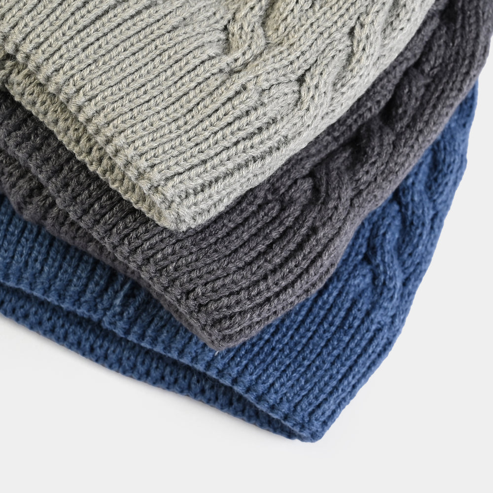 Cap Wool Pack Of 3 YB-20