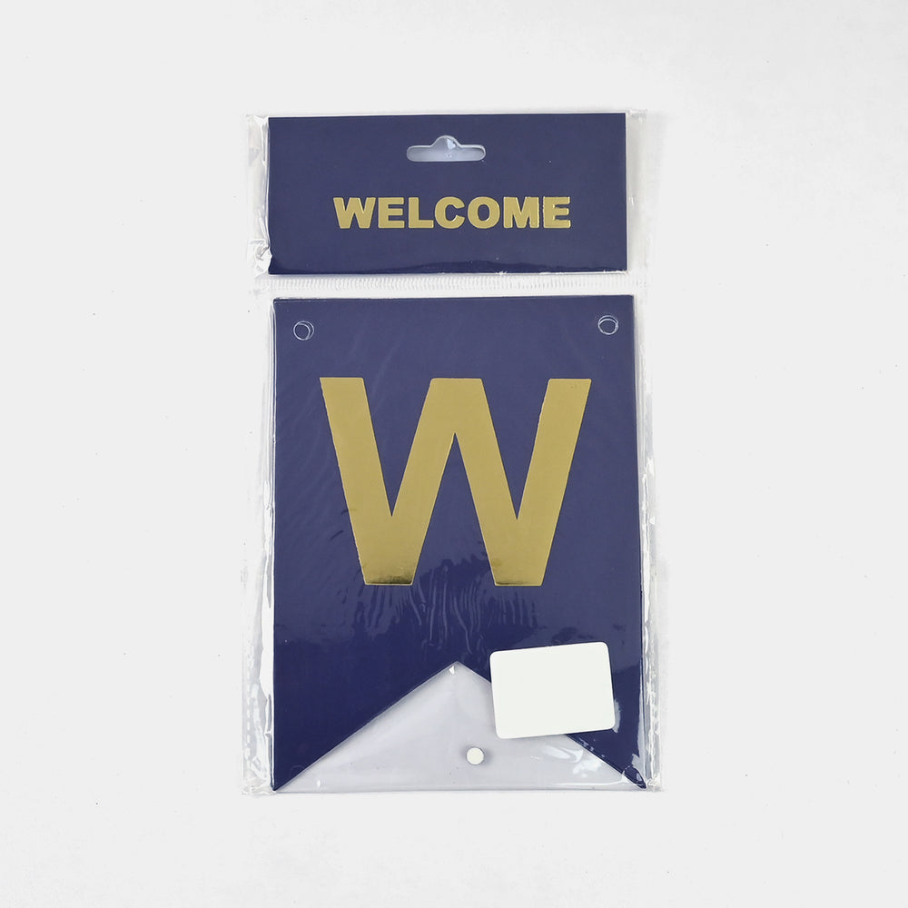 Welcome Letter Banner Decoration