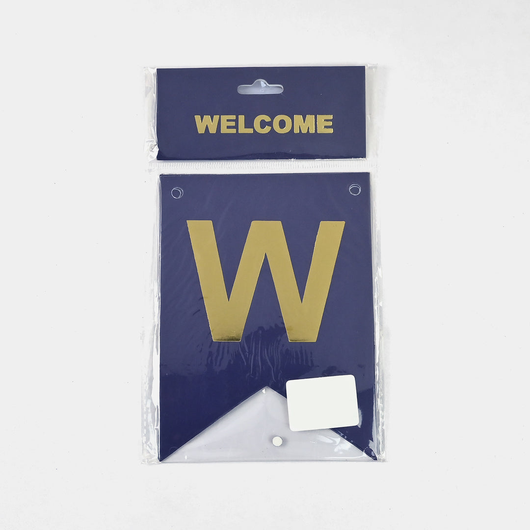Welcome Letter Banner Decoration
