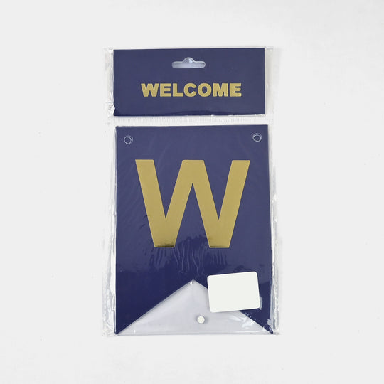 Welcome Letter Banner Decoration