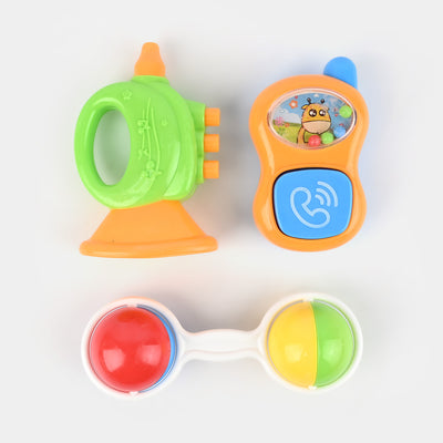 Baby Rattle Set 3Pcs | 3M+