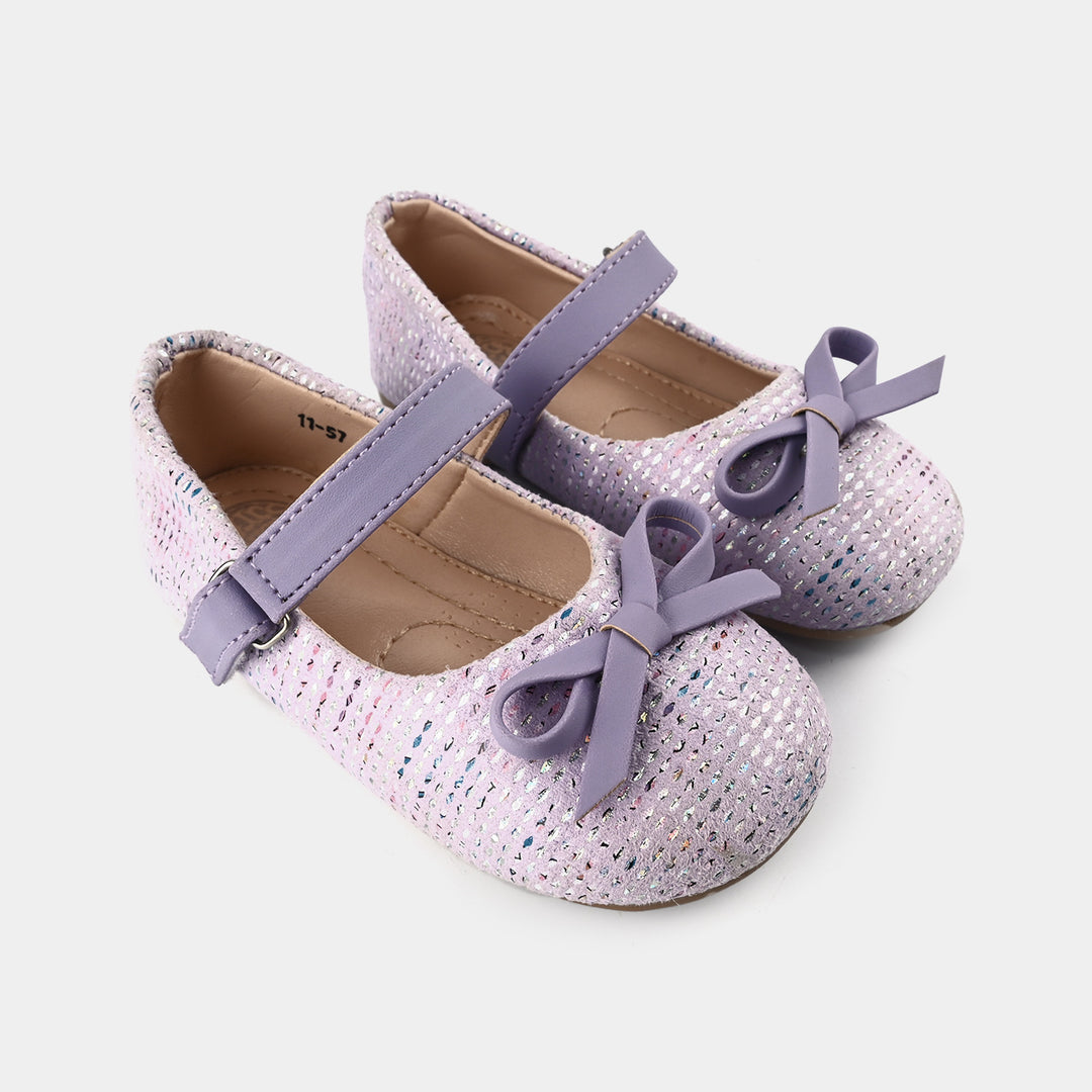 Girls Pumps 11-57-Purple