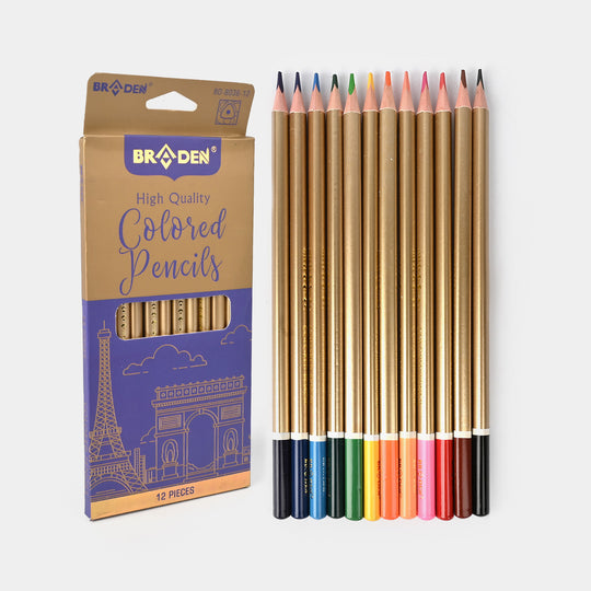 Braden Color Pencils 12PCs For Kids