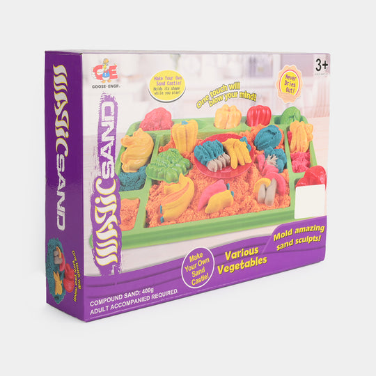 Magic Sand Various Vegetables Play Set