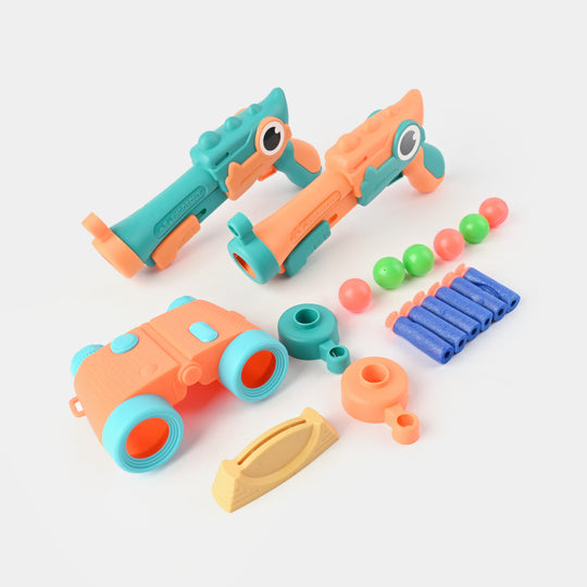 Dino Blaster Soft Dart Play Set For Kids