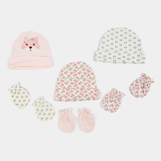 Baby Cap & Mitten Pack Of 6