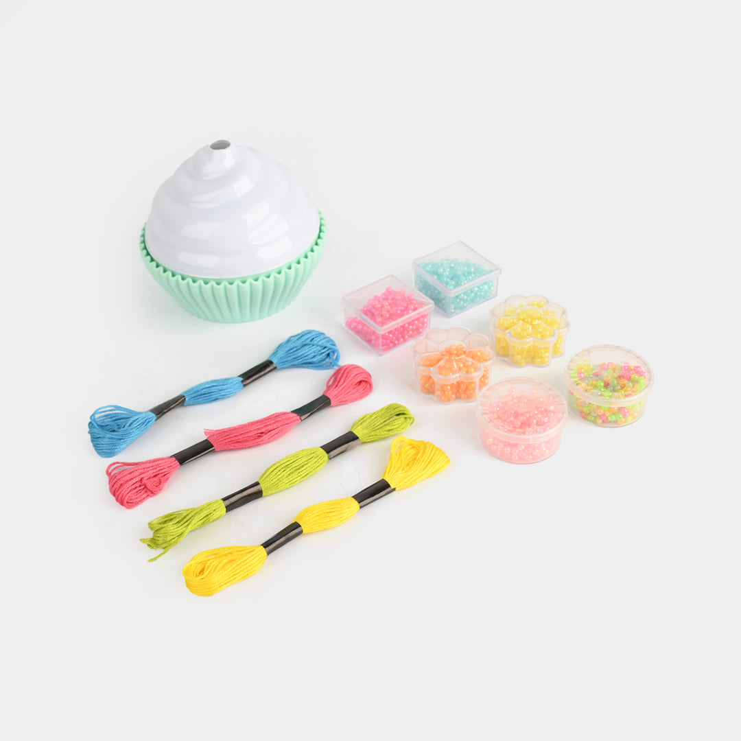 Bead Spinner Kit with Colored Beads & Thread Bundles