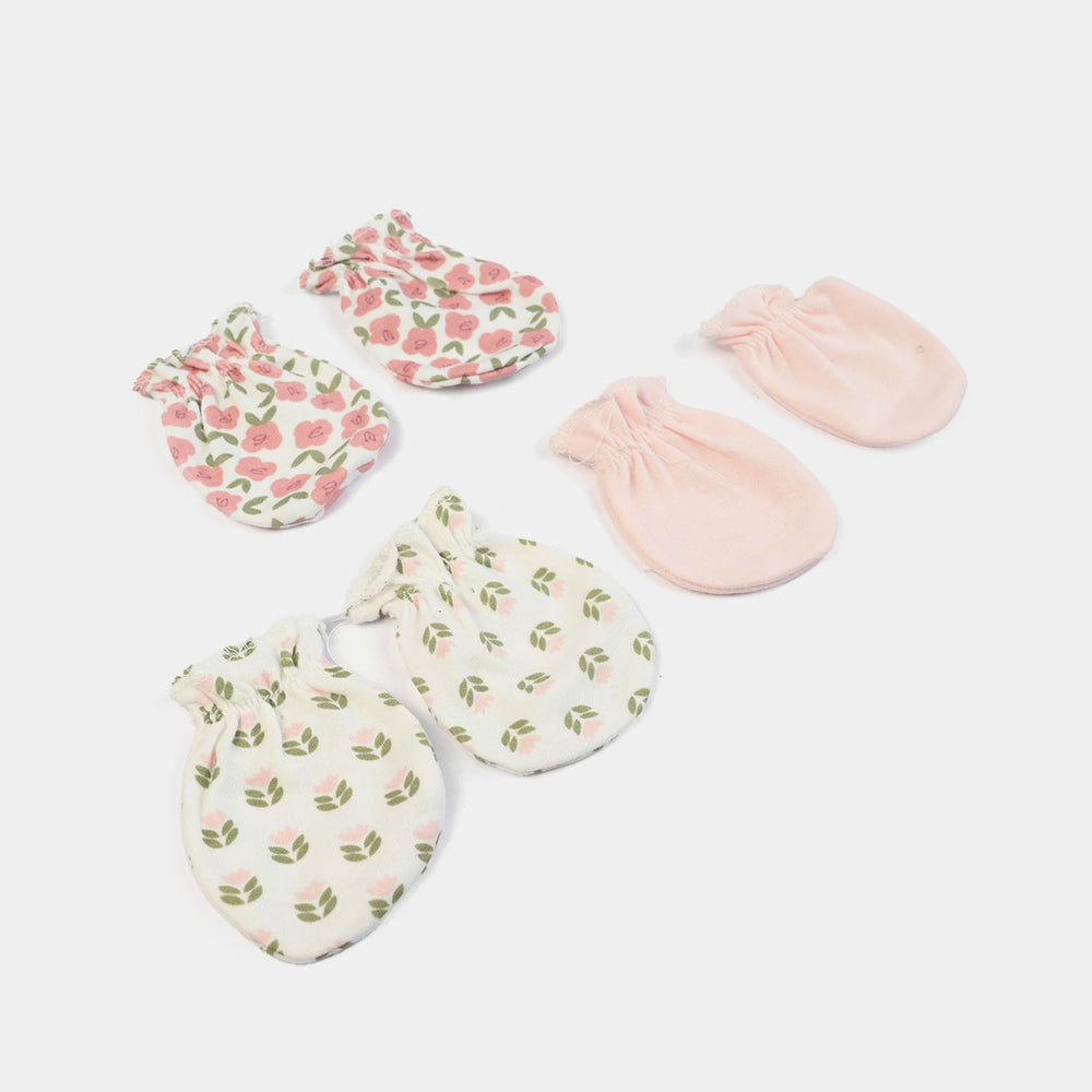 Baby Cap & Mitten Pack Of 6