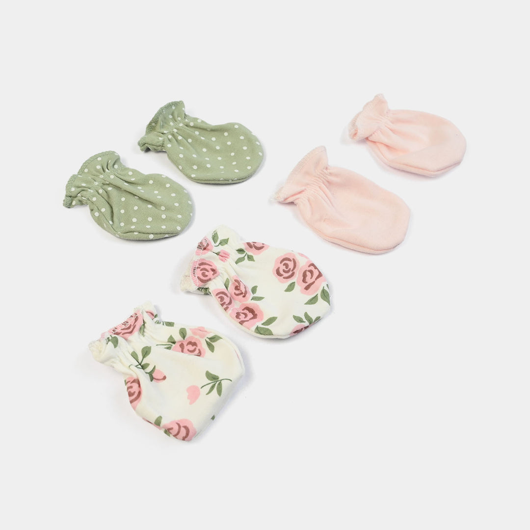 Baby Cap & Mitten Pack Of 6