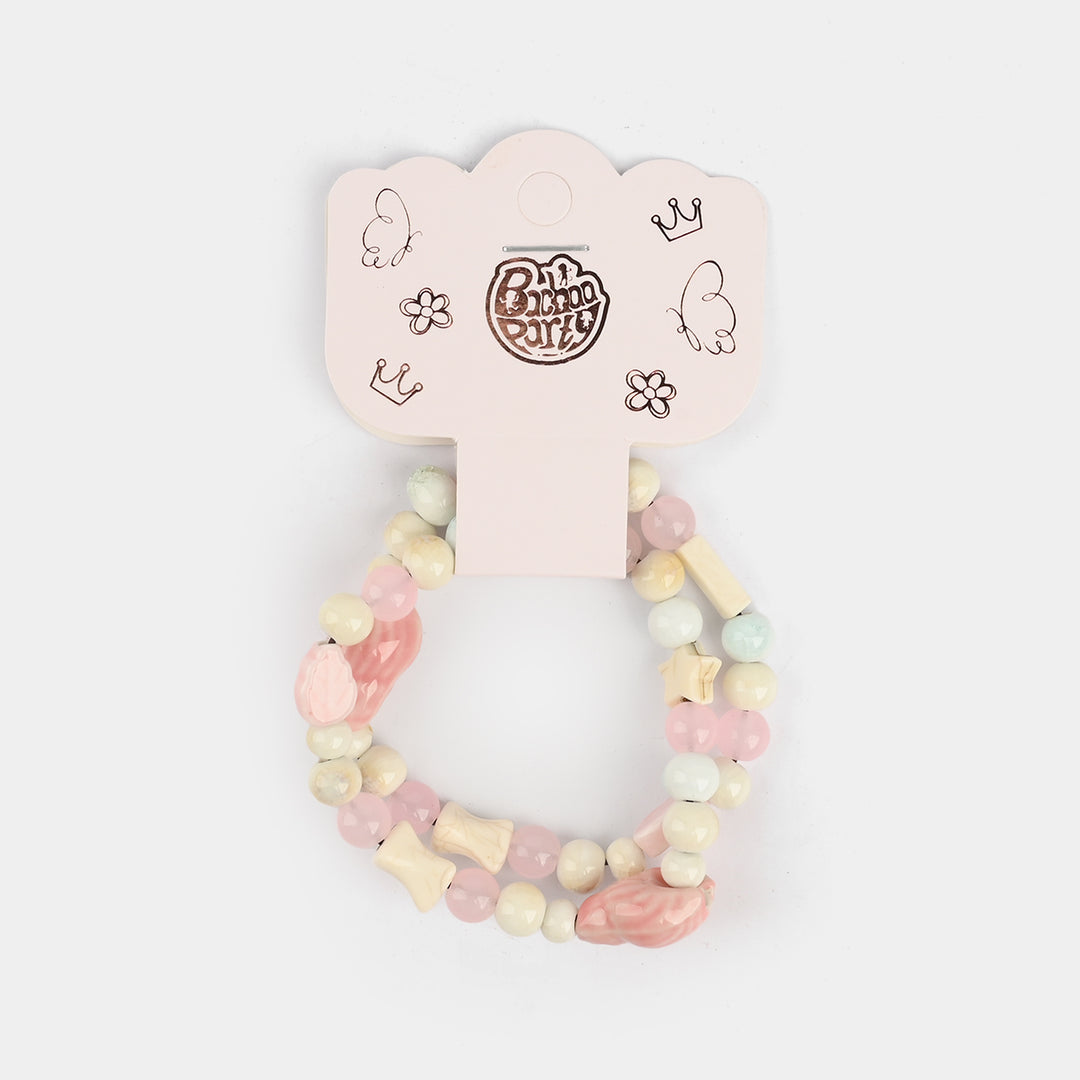 Fancy Crystal Bracelet 2PCs For Girls
