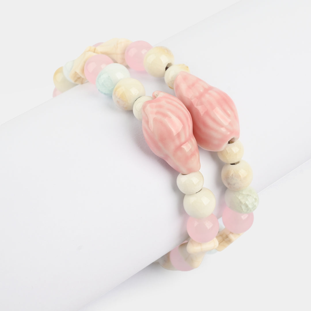 Fancy Crystal Bracelet 2PCs For Girls