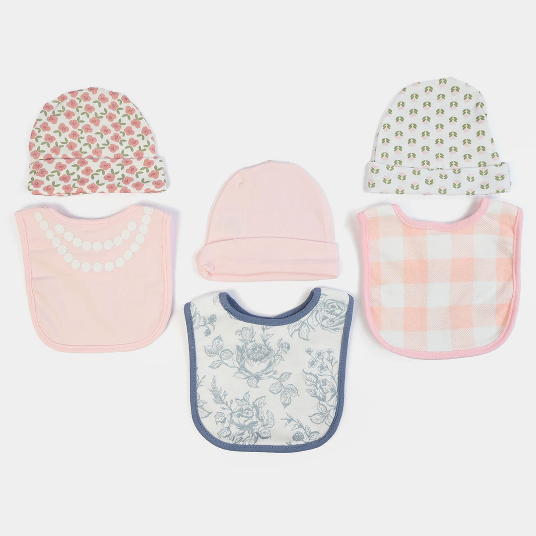 Baby Bib & Cap Pack of 6