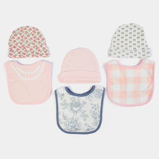 Baby Bib & Cap Pack of 6