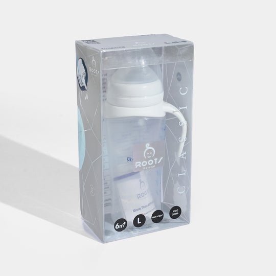 J1016-White Wide-Neck Baby Bottle 300ML/ 10 OZ