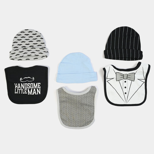 Baby Bib & Cap Pack of 6
