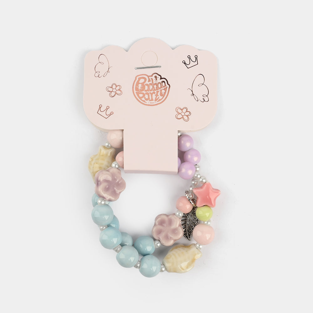 Fancy Crystal Bracelet 2PCs For Girls