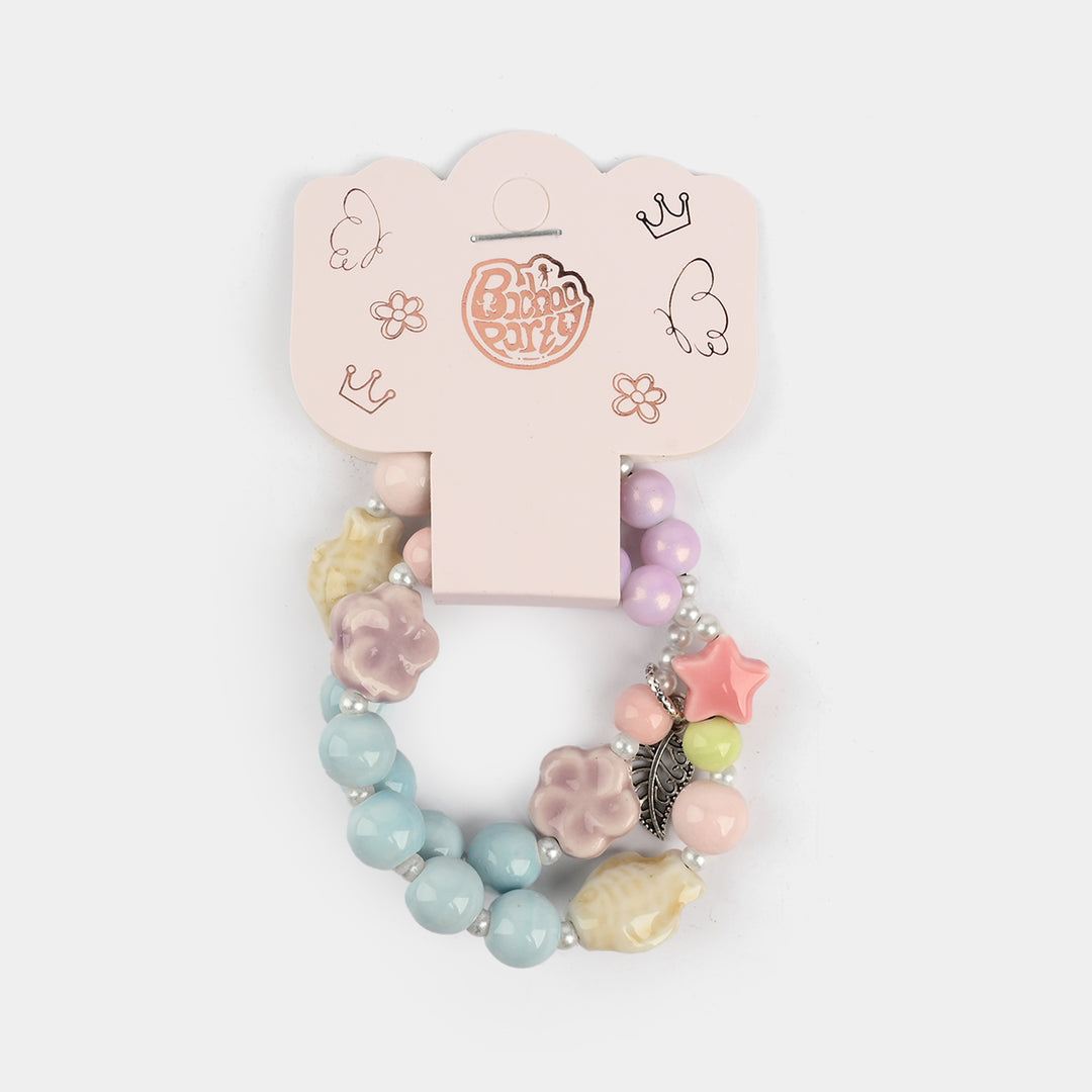 Fancy Crystal Bracelet 2PCs For Girls