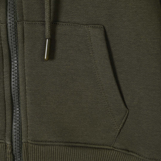Boys Fleece Knitted Jacket Basic Green