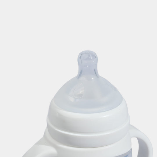 J1016-White Wide-Neck Baby Bottle 300ML/ 10 OZ