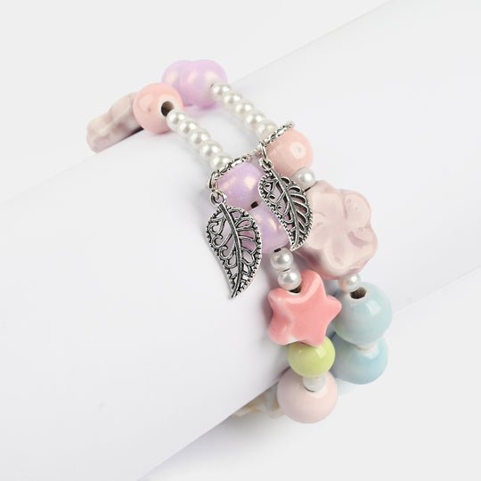 Fancy Crystal Bracelet 2PCs For Girls
