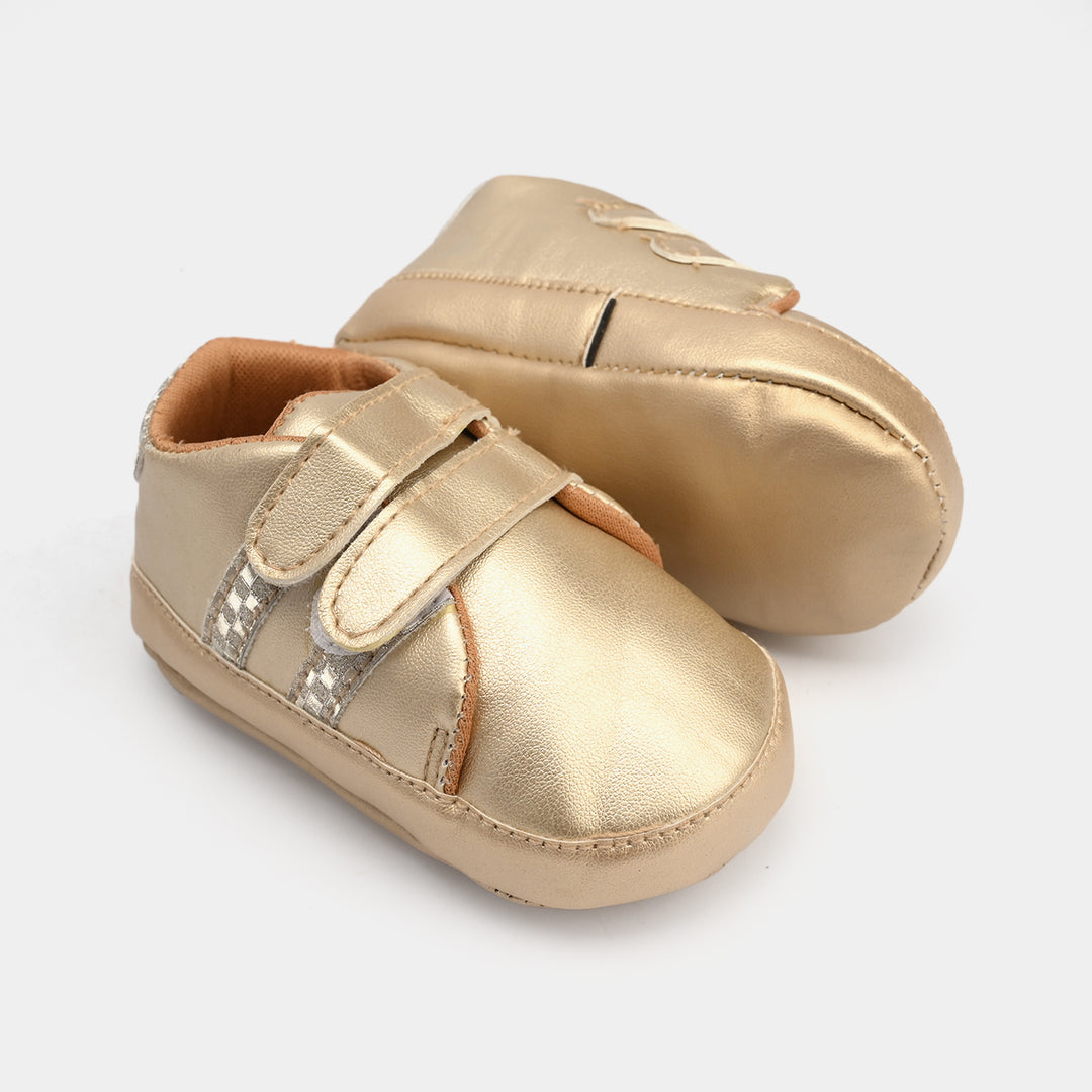 Infant Girls Shoes 222-4-Golden