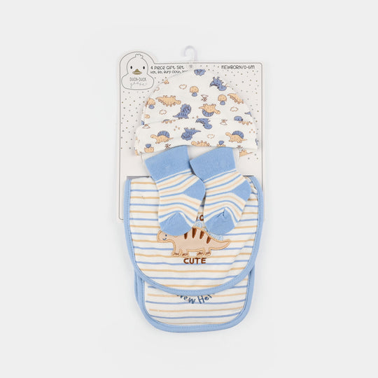 Baby Essentials Set Bib, Cap, & Socks