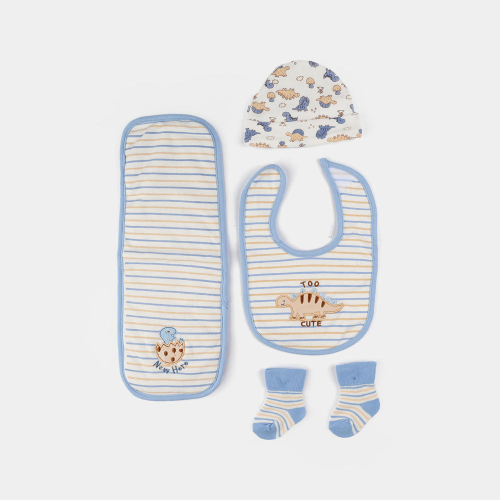 Baby Essentials Set Bib, Cap, & Socks