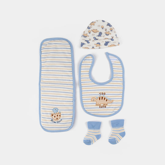 Baby Essentials Set Bib, Cap, & Socks