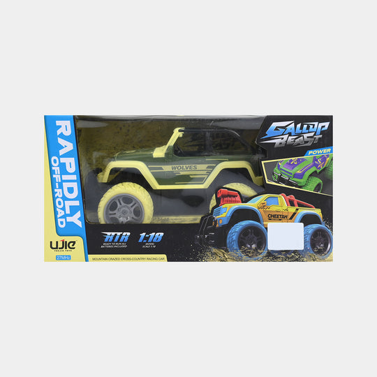 Rapidly Off-Road 1:18 Scale RC Monster Truck